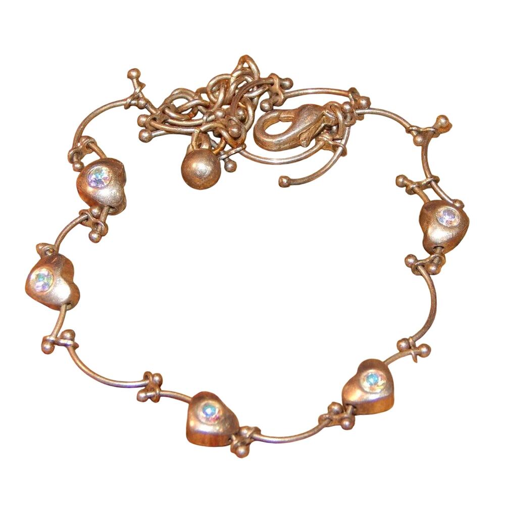 Vintager Aurora Borealis Rhinestone Ankle Bracelet